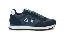 SNEAKER TOM SOLID IN NYLON E SUEDE NAVY BLUE